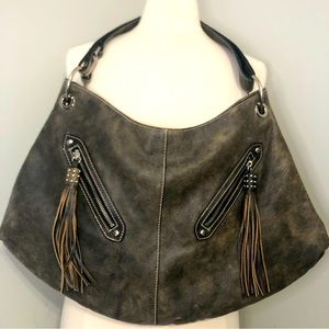 Kate Landry Tassel Hobo Bag
